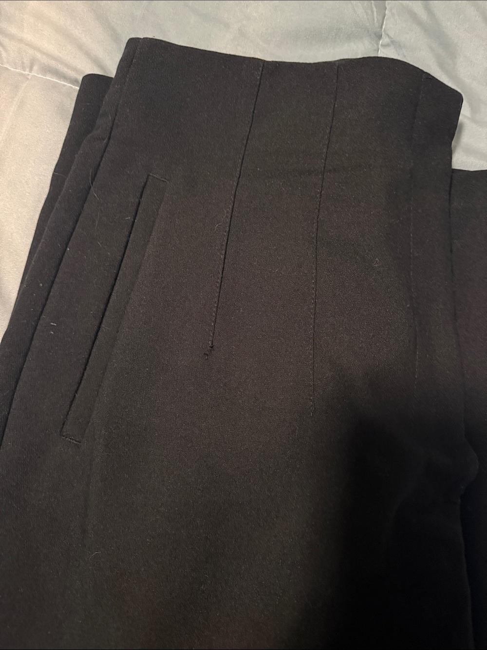 High-Waist Black trousers